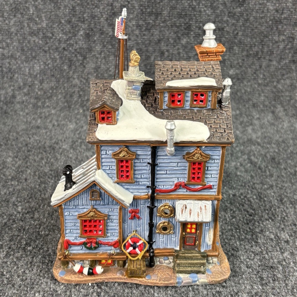 LEMAX Captain Joe's Nautical Antiques Lighted Village House Holiday Village
